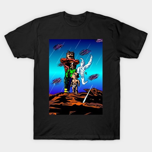 Flip, Flop & Flap comic book cover T-Shirt by ChewfactorCreative